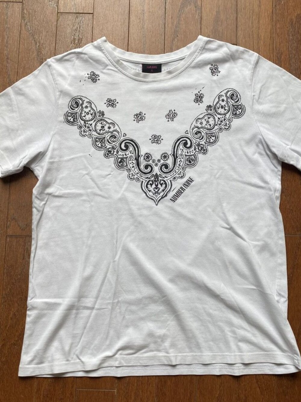 Number Nine x Marlboro Bandana Paisley Tee White